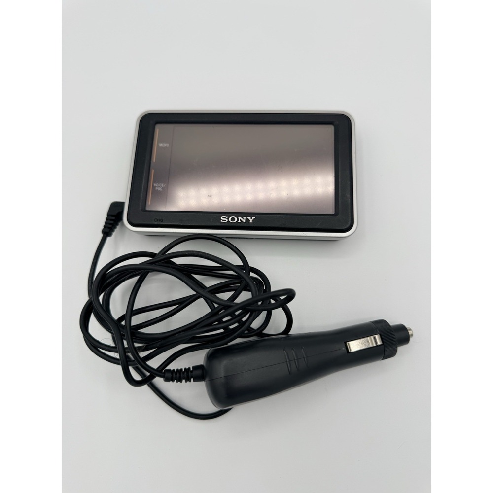 Sony Nav-U GPS Navigation System Car Mount w/ 5.2V Charger Portable Bundle